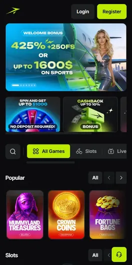 JetTon mobile lobby