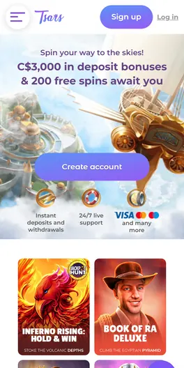 Tsars mobile lobby